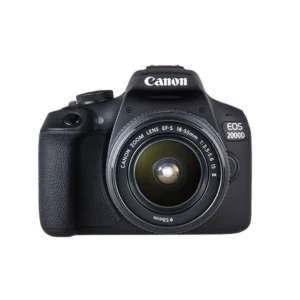Canon EOS 2000D DSLR Camera and EF-S 18-55 mm