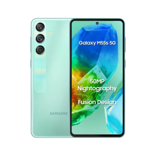 Samsung-Galaxy-M55s-5G-Coral-Green Samsung Galaxy M55s 5G